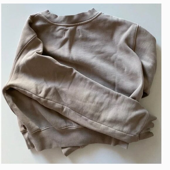 Aritzia TNA Cozy Fleece Perfect Raglan Sweatshirt - Picture 3 of 5